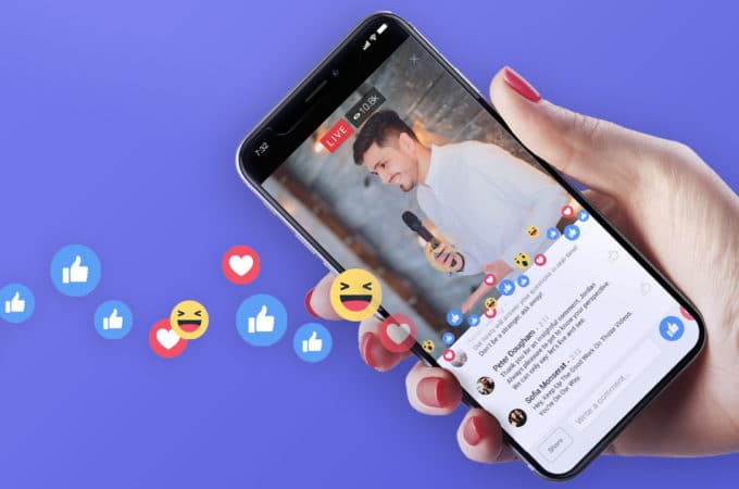 Facebook Live Video Through Mentions