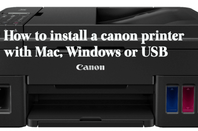 How to Add Canon Printer to Mac, Windows or USB