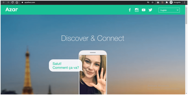 Azar video chat app for stranger